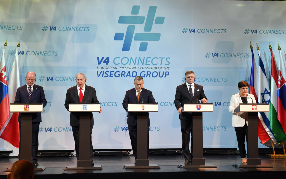 NetanyahuVisegardGroup_summit