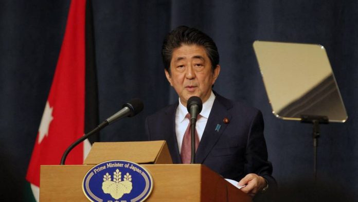 Japan's Prime Minister Shinzo Abe visits Jordan