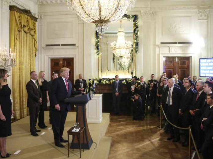 President Trump Hosts A Hanukkah Reception At The White House