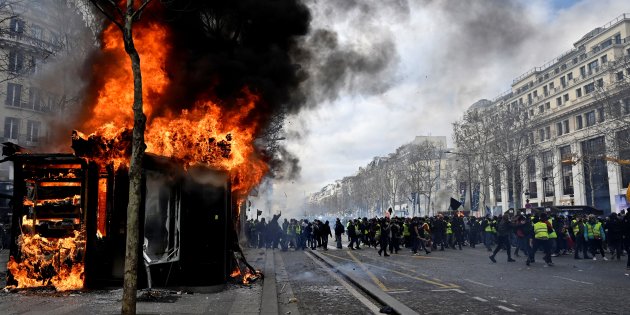 18th Yellow vest demonstration in Paris