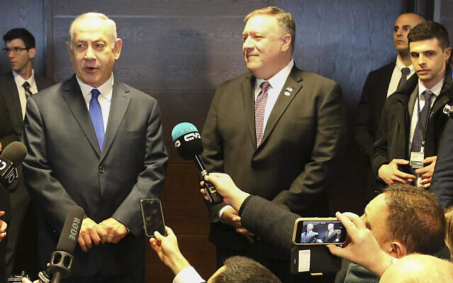 Benjamin Netanyahu, Mike Pompeo