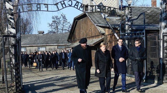 German Chancellor Merkel Visits Auschwitz Memorial