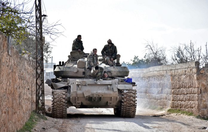 photo-fournie-agence-officielle-syrienne-Sana-3-fevrier-2020-montre-soldats-syriens-Saraqeb-durant-offensive-province-Idleb-ouest-Syrie_1_1399_890