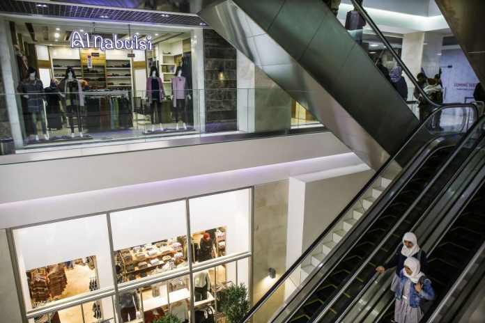 PALESTINIAN-CONFLICT-GAZA-MALL