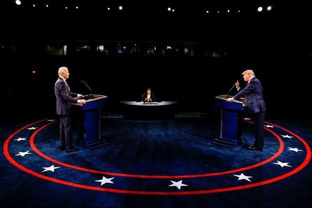 U.S. President Trump and Democratic presidential nominee Biden participate in second debate in Nashville, tennessee