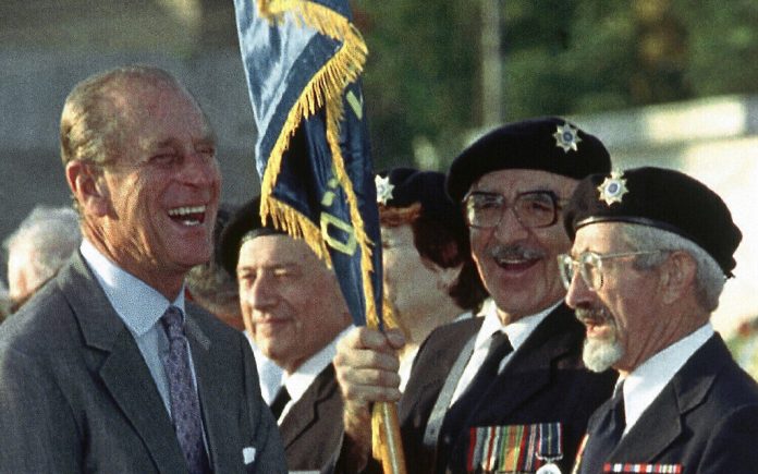 Israel Prince Philip with Veterans