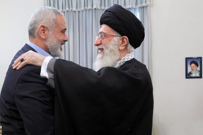 IRAN-PALESTINIAN-HAMAS-DIPLOMACY-KHAMENEI