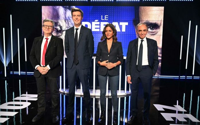 FRANCE2022-POLITICS-ELECTION-MEDIA-TV-DEBATE