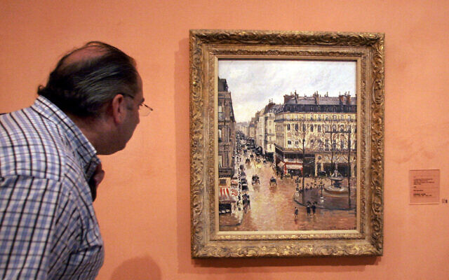 Rue St.-Honore, Apres-Midi, Effet de Pluie, Rue St. Honore in the Afternoon, Effect of Rain