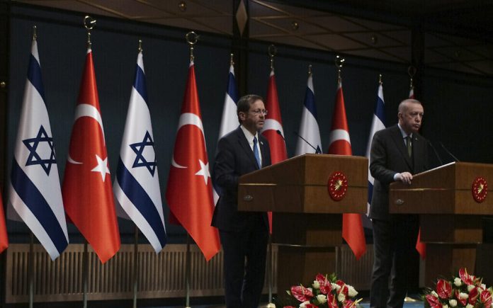 Recep Tayyip Erdogan, Isaac Herzog