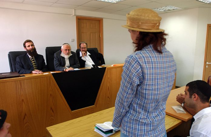 A conversion to Judiasm that was done at the Rabinic Court