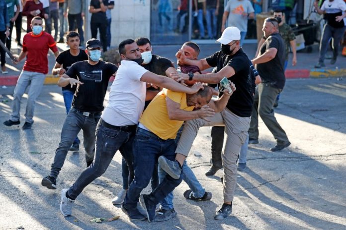 PALESTINIAN-POLITICS-DEMO